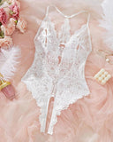 ✨ Midnight Jewel BelleLigne™ Lace Bodysuit